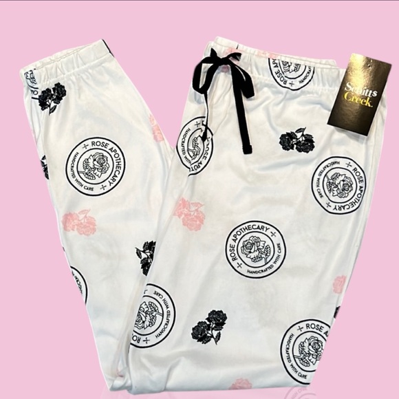 Schitt$ Creek Other - Schitts Creek - ‘Pink/Black Roses’ Lounge Pants. SZ: S,M,L. NWT Firm!